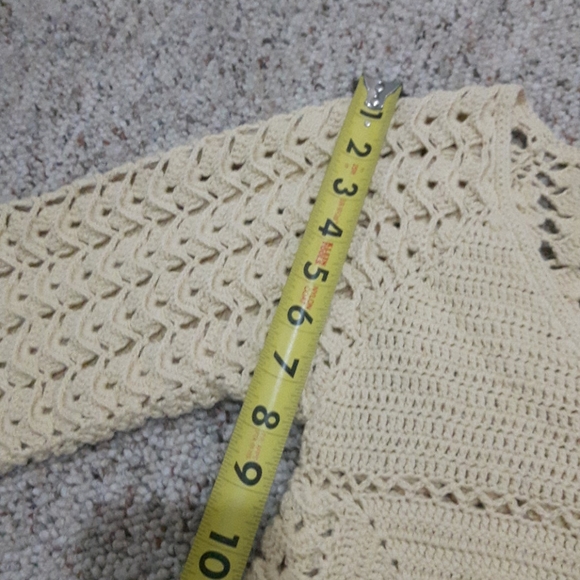 Minnie Rose Cream Crochet Top - NWT - Picture 5 of 9